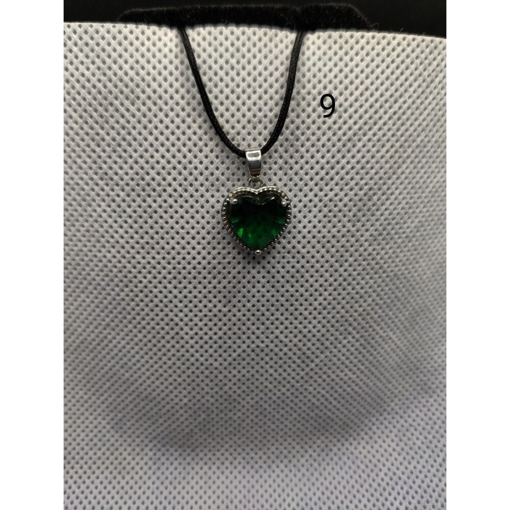 Green Rhinestone Pendant